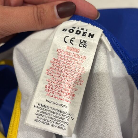 Mini Boden kids floral cutout size 6-7 - Picture 6 of 6
